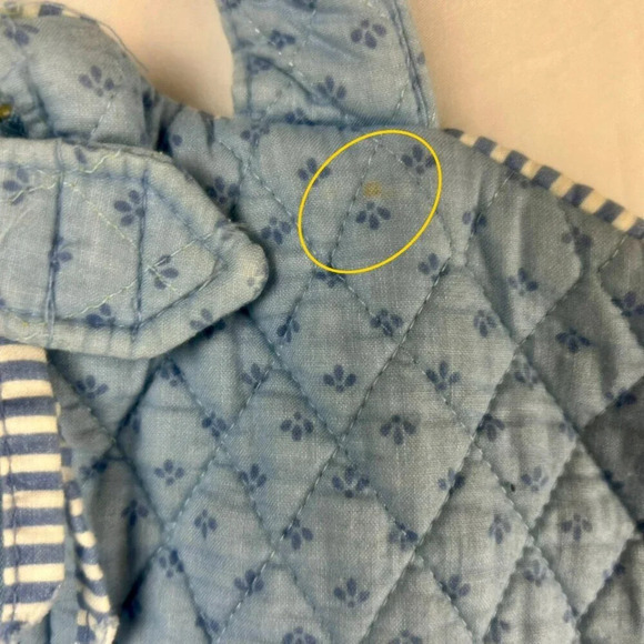 Vintage Rare Vera Bradley Disney‎ Winnie Pooh Child Garment Bag Blue Yellow - Picture 5 of 13